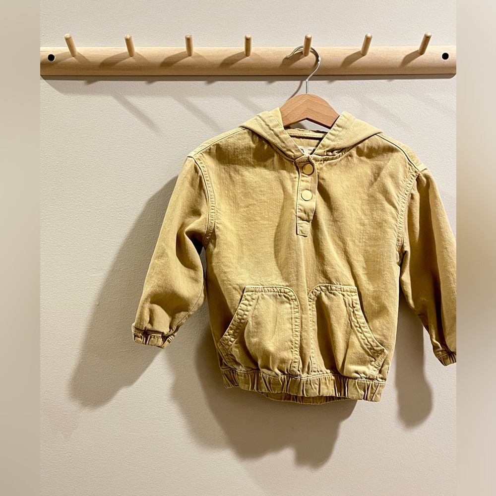 ZARA | Tan Pullover Sweatshirt/Jacket | 18-24 Mo